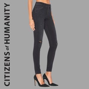 Citizens of Humanity Rocket High Rise Skinny Jeans In Porter